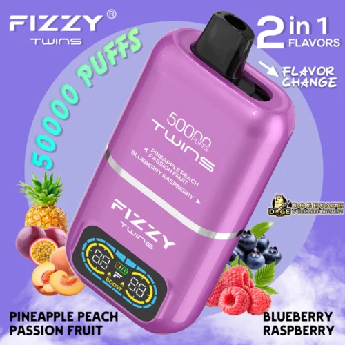 Fizzy Twins 50000 Puffs Dual Flavor Disposable Vape - Image 6