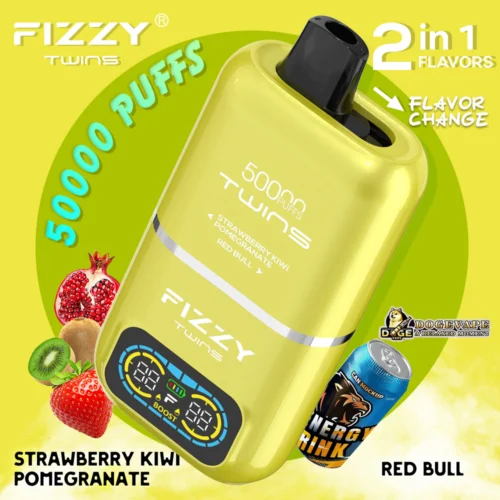 Fizzy Twins 50000 Puffs Dual Flavor Disposable Vape - Image 7