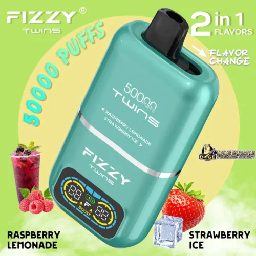 Fizzy Twins 50000 Puffs Dual Flavor Disposable Vape - Image 8