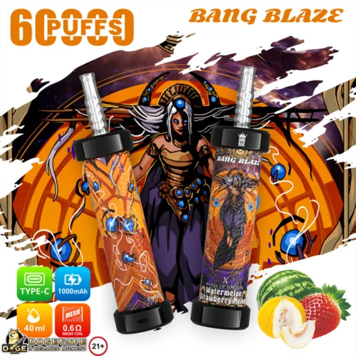 Bang Blaze 60000 Puffs Engångs E-cigarett Uppladdningsbar Vape - Bild 11